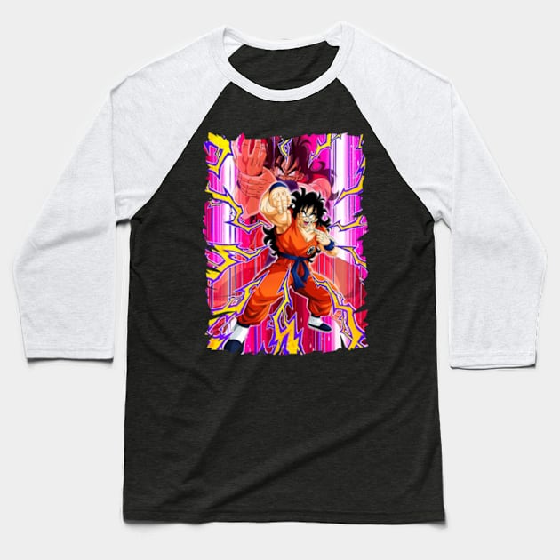 YAMCHA MERCH VTG Baseball T-Shirt by Diego Jiwananda